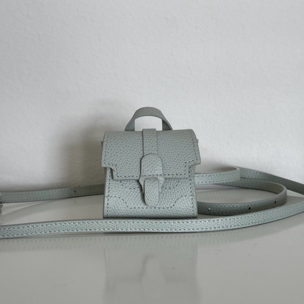 Senreve Milli Maestra Marine Micro Leather Bag/Charm
